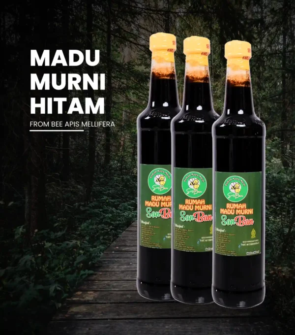 Madu Hitam Botol Besar 460ml - 1