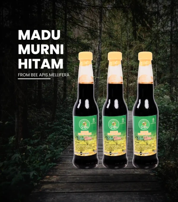 Madu Hitam Botol Sedang 280ml - 1